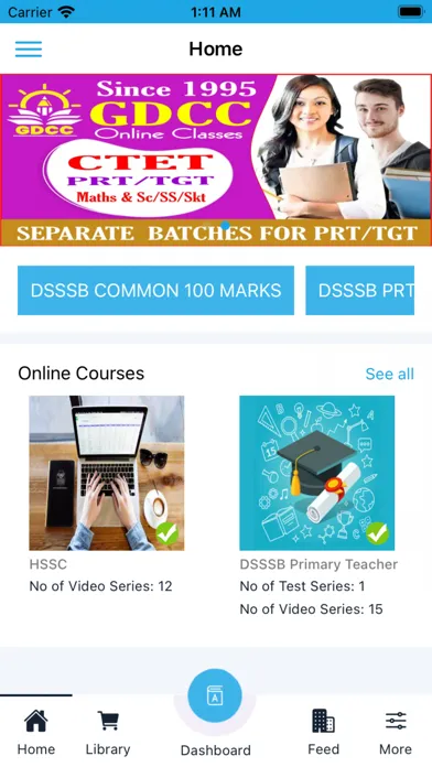 GDCC Online Classes Screenshots